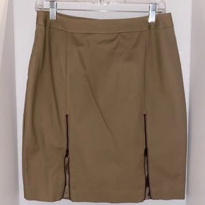 Worthington Khaki Taupe Business Casual Skirt